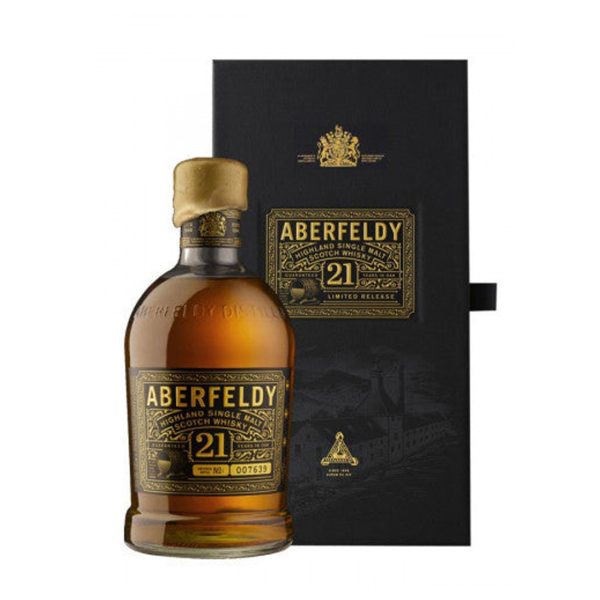 ABERFELDY SCOTCH SINGLE MALT FINISHED IN FRENCH WINE CASK 21YR 750ML